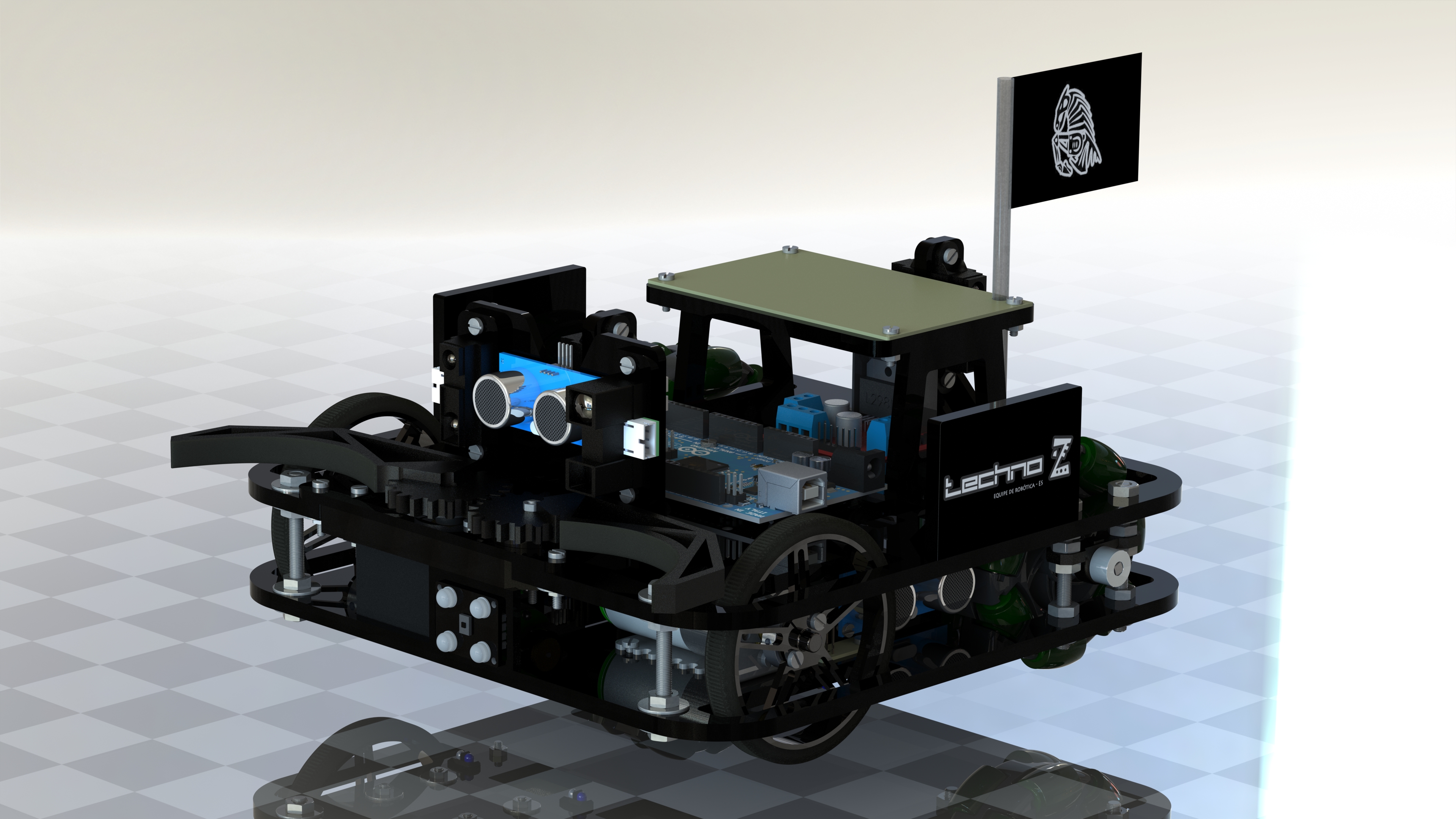 Marvin万向轮机器人车(Arduino系统)结构